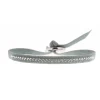 Les Interchangeables Bracelet A31583 - Bracelet Tissu Bleu Cristaux de haute qualité Femme | Femme Bracelet