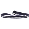 Les Interchangeables Bracelet A41169 - Bracelet Tissu Bleu Cristaux de haute qualité Femme | Femme Bracelet