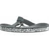 Les Interchangeables Bracelet A24964 - Bracelet Tissu Bleu Cristaux de haute qualité Femme | Femme Bracelet