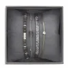 Les Interchangeables Bracelet A38630 - Bracelet Tissu Vert Cristaux de haute qualité Femme | Femme Bracelet