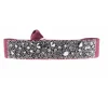 Les Interchangeables Bracelet A36476 - Bracelet Tissu Rouge Cristaux de haute qualité Femme | Femme Bracelet