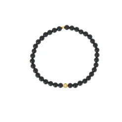 Les Interchangeables Bracelet A59802 - Perle Serti Fleur Noir Femme | Femme Bracelet