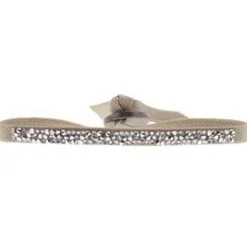 Les Interchangeables Bracelet A37646 - Ultra Fine Rocks Marron Glace Clair Cristal Femme | Femme Bracelet