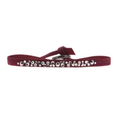 Les Interchangeables Bracelet A38217 - Bracelet Tissu Acier Rouge Femme | Femme Bracelet