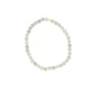 Les Interchangeables Bracelet A59651 - Perle Serti Fleur Beige Rose Femme | Femme Bracelet