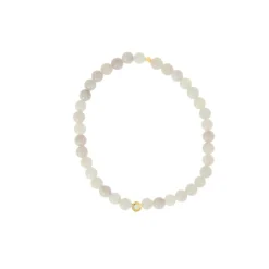 Les Interchangeables Bracelet A59651 - Perle Serti Fleur Beige Rose Femme | Femme Bracelet