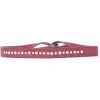 Les Interchangeables Bracelet A54638 - 1 Rang 6mm Bordeaux Fonce Femme | Femme Bracelet