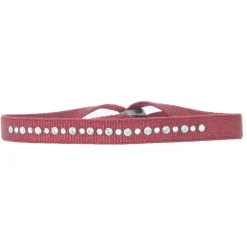 Les Interchangeables Bracelet A54638 - 1 Rang 6mm Bordeaux Fonce Femme | Femme Bracelet