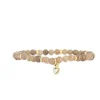 Les Interchangeables Bracelet A59896 - Perle Coeur Beige Rosé / foncé Femme | Femme Bracelet