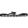 Les Interchangeables Bracelet A38175 - Bracelet Tissu Acier Noir Femme | Femme Bracelet