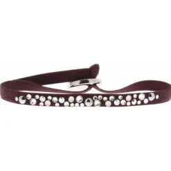 Les Interchangeables Bracelet A36970 - Bracelet Tissu Acier Rouge Femme | Femme Bracelet