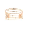 Les Interchangeables Bracelet A59163 - Manchette Orbite Doré Rose Femme | Femme Bracelet