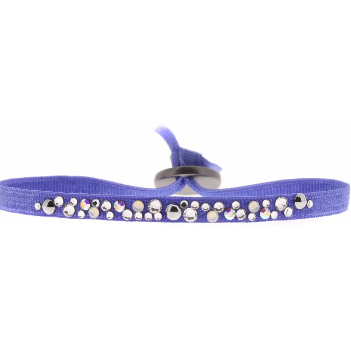 Les Interchangeables Bracelet A38216 - Bracelet Tissu Acier Bleu Femme | Femme Bracelet
