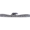 Les Interchangeables Bracelet A34660 - Bracelet Tissu Gris Cristaux de haute qualité Femme | Femme Bracelet