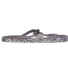 Les Interchangeables Bracelet A37084 - Bracelet Tissu Gris Cristaux de haute qualité Femme | Femme Bracelet