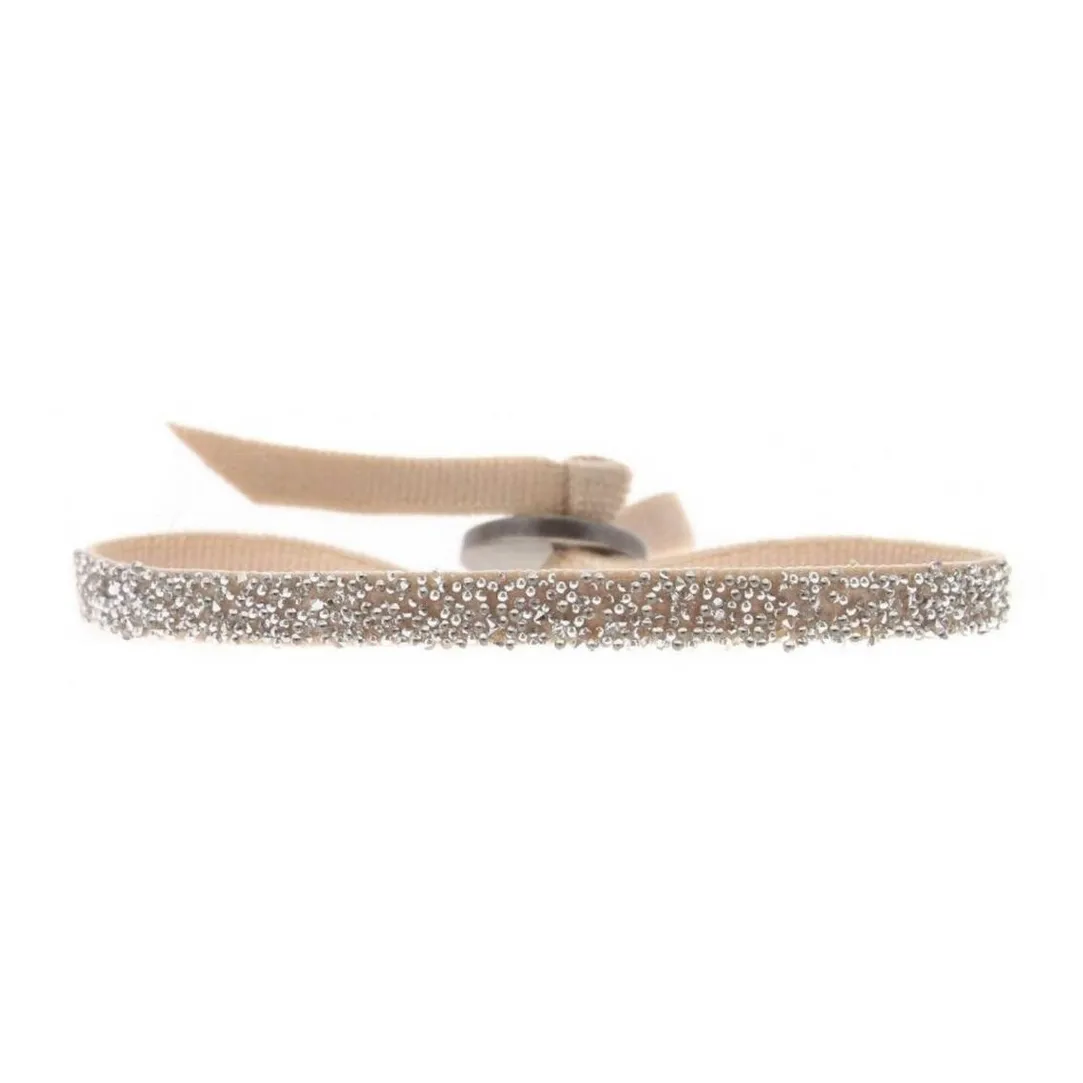 Les Interchangeables Bracelet A890 - FABRIC Beige Cristal Femme | Femme Bracelet