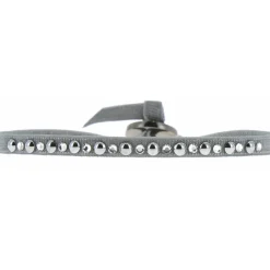 Les Interchangeables Bracelet A29570 - Bracelet Tissu Acier Gris Femme | Femme Bracelet