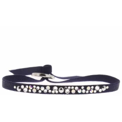 Les Interchangeables Bracelet A41172 - Bracelet Tissu Acier Bleu Femme | Femme Bracelet
