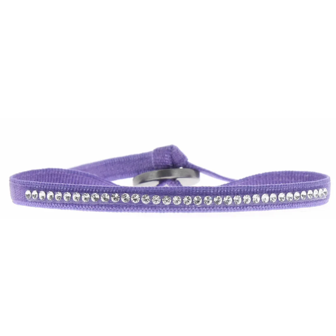 Les Interchangeables Bracelet A32886 - Bracelet Tissu Bleu Cristaux de haute qualité Femme | Femme Bracelet