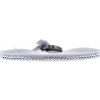 Les Interchangeables Bracelet A41170 - Bracelet Tissu Rose Cristaux de haute qualité Femme | Femme Bracelet