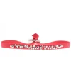 Les Interchangeables Bracelet A41182 - Bracelet Tissu Acier Rouge Femme | Femme Bracelet
