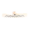Les Interchangeables Bracelet A33409 - Bracelet Tissu Rose Cristaux de haute qualité Femme | Femme Bracelet