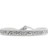 Les Interchangeables Bracelet A24954 - Bracelet Tissu Gris Cristaux de haute qualité Femme | Femme Bracelet