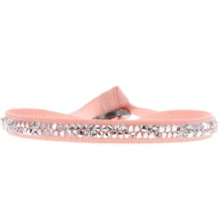 Les Interchangeables Bracelet A34984 - Bracelet Tissu Rose Cristaux de haute qualité Femme | Femme Bracelet