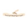 Les Interchangeables Bracelet A40132 - Bracelet Tissu Rose Cristaux de haute qualité Femme | Femme Bracelet
