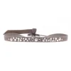 Les Interchangeables Bracelet A36700 - Bracelet Tissu Marron Cristaux de haute qualité Femme | Femme Bracelet