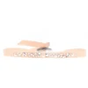 Les Interchangeables Bracelet A41162 - Bracelet Tissu Rose Cristaux de haute qualité Femme | Femme Bracelet