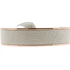 Les Interchangeables Bracelet A47521 - Jonc Ruban Interchangeables 12mm Beige Femme | Femme Bracelet