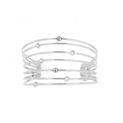 Les Interchangeables Bracelet A59164 - Manchette Orbite Palladium Femme | Femme Bracelet