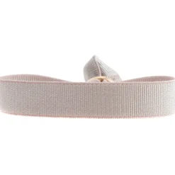 Les Interchangeables Bracelet A50577 - Ruban 12mm Beige Rose Femme | Femme Bracelet