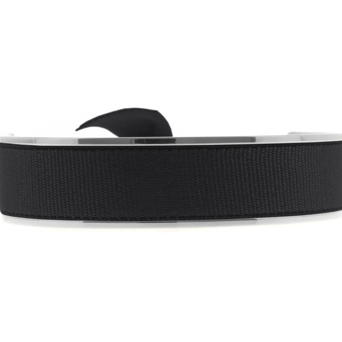Les Interchangeables Bracelet A47628 - Jonc Ruban Interchangeables 12mm Noir Femme | Femme Bracelet