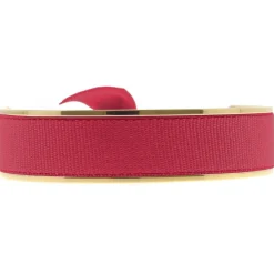Les Interchangeables Bracelet A47534 - Jonc Ruban Interchangeables 12mm Framboise Femme | Femme Bracelet