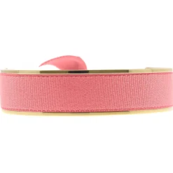 Les Interchangeables Bracelet A47532 - Jonc Ruban Interchangeables 12mm Corail Clair Femme | Femme Bracelet