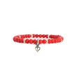 Les Interchangeables Bracelet A59942 - Perle Coeur Rouge Femme | Femme Bracelet