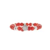 Les Interchangeables Bracelet A58805 - Perle Forme Écrou Corail Femme | Femme Bracelet