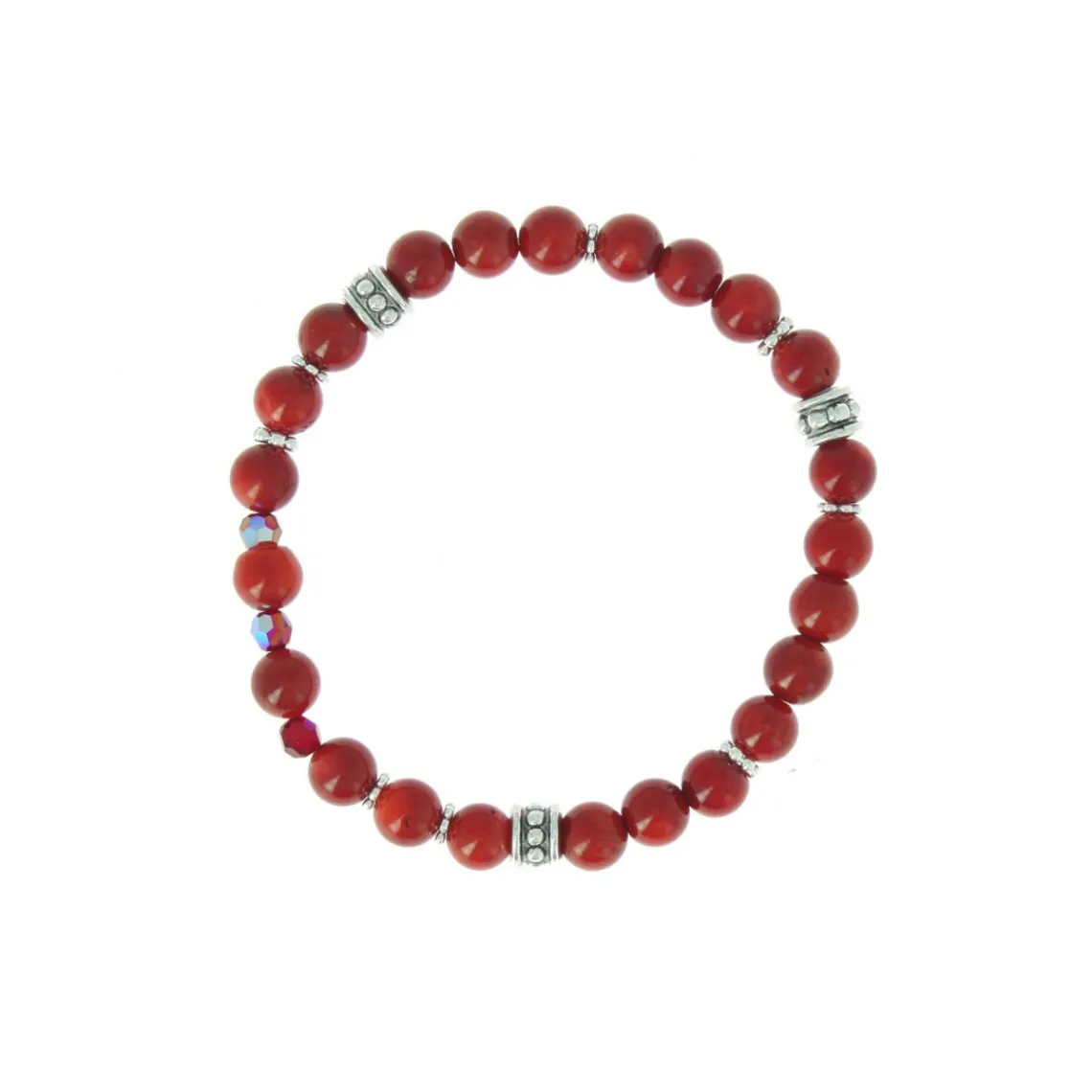 Les Interchangeables Bracelet A59368 - Bobo Chic Rouge Femme | Femme Bracelet