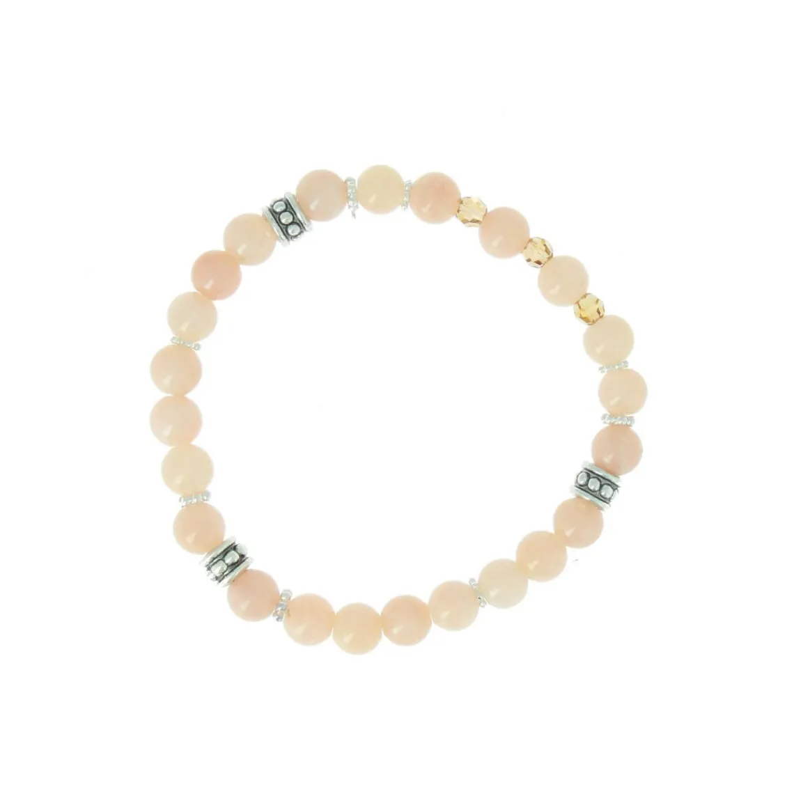 Les Interchangeables Bracelet A59367 - Bobo Chic Rose Femme | Femme Bracelet