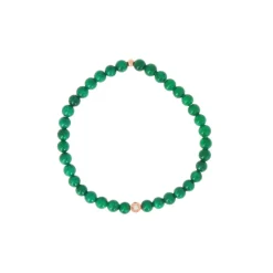 Les Interchangeables Bracelet A59810 - Perle Sertie Fleur Bleu Gris Femme | Femme Bracelet