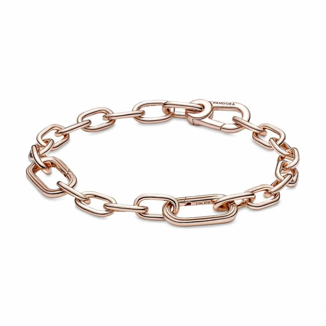 Pandora Bracelet Link Métal Doré Rose ME | Femme Bracelet