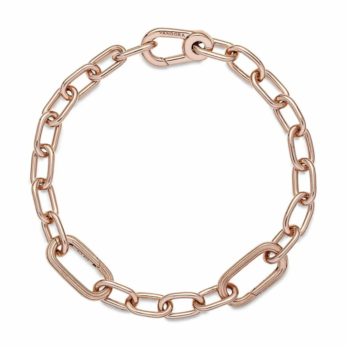 Pandora Bracelet Link Métal Doré Rose ME | Femme Bracelet