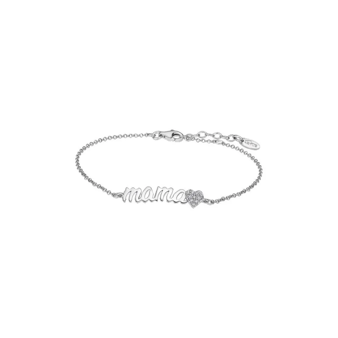 Lotus Silver Bracelet LP1808-2/5 - maman coeur argent mother's love Femme | Femme Bracelet