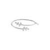 Lotus Silver Bracelet Pure Essentiel LP1783-2-1 - Bracelet Rigide Argent Feuille Inversees Femme | Femme Bracelet
