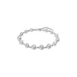 Lotus Silver Bracelet Pure Essentiel LP1787-2-1 - Bracelet Argent Serti Femme | Femme Bracelet