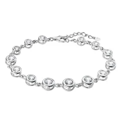 Lotus Silver Bracelet Pure Essentiel LP1787-2-1 - Bracelet Argent Serti Femme | Femme Bracelet