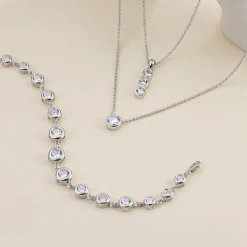 Lotus Silver Bracelet Pure Essentiel LP1787-2-1 - Bracelet Argent Serti Femme | Femme Bracelet