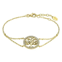 Lotus Silver Bracelet TREE OF LIFE LP1746-2-3 - Bracelet Arbre de Vie et zircon Femme | Femme Bracelet